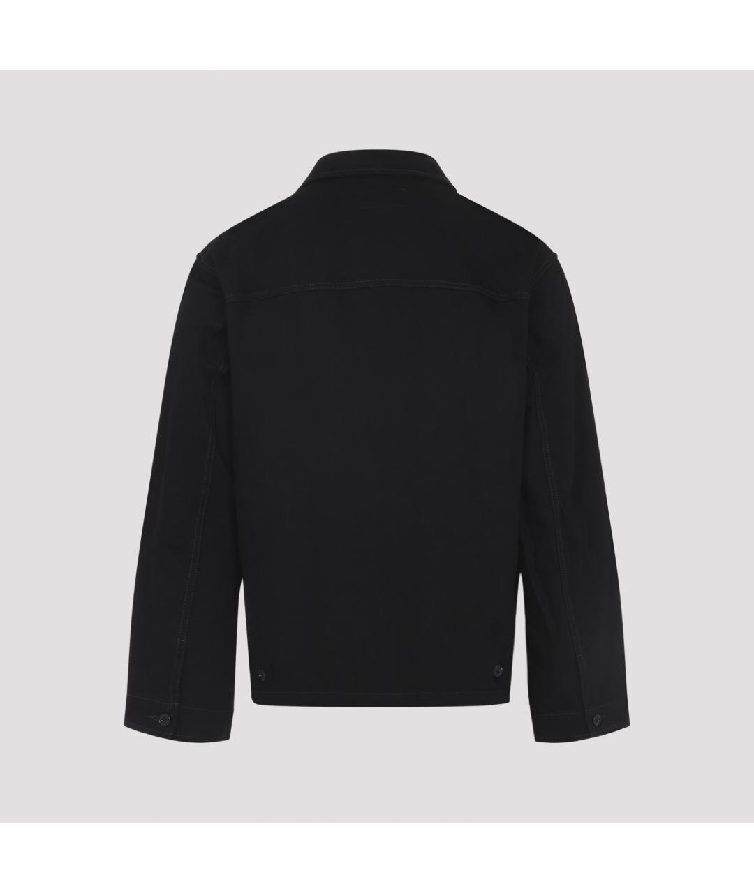 LEMAIRE Черный хлопковый пиджак, фото 4