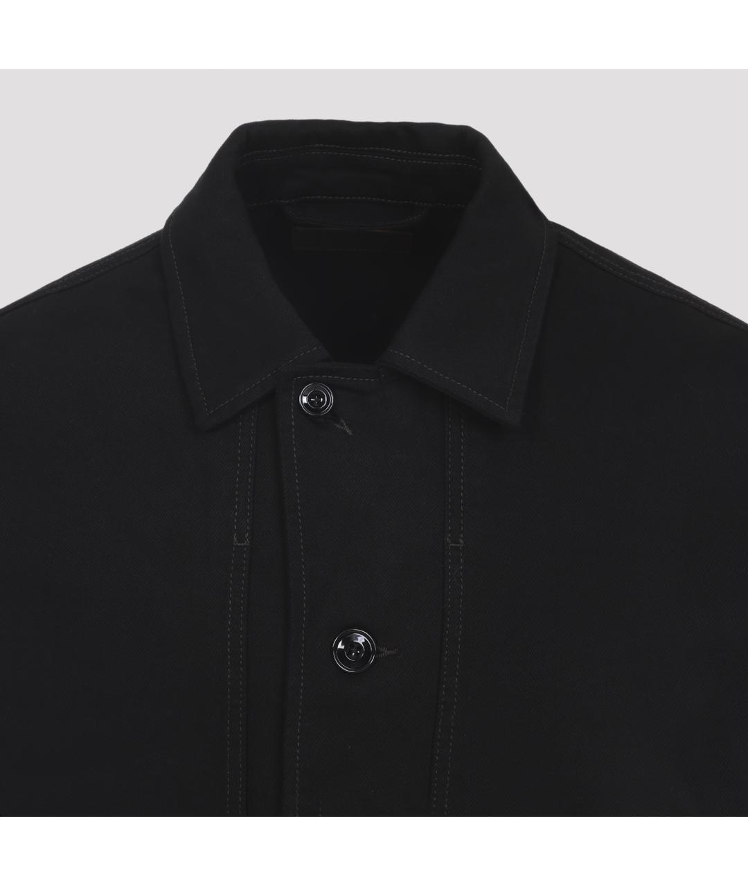 LEMAIRE Черный хлопковый пиджак, фото 6