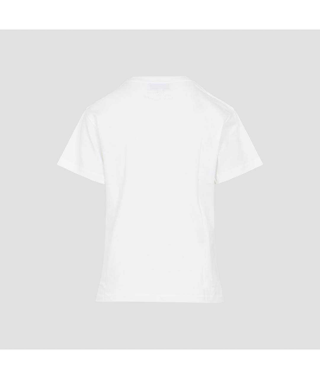 STUDIO NICHOLSON Белая хлопковая футболка, фото 4