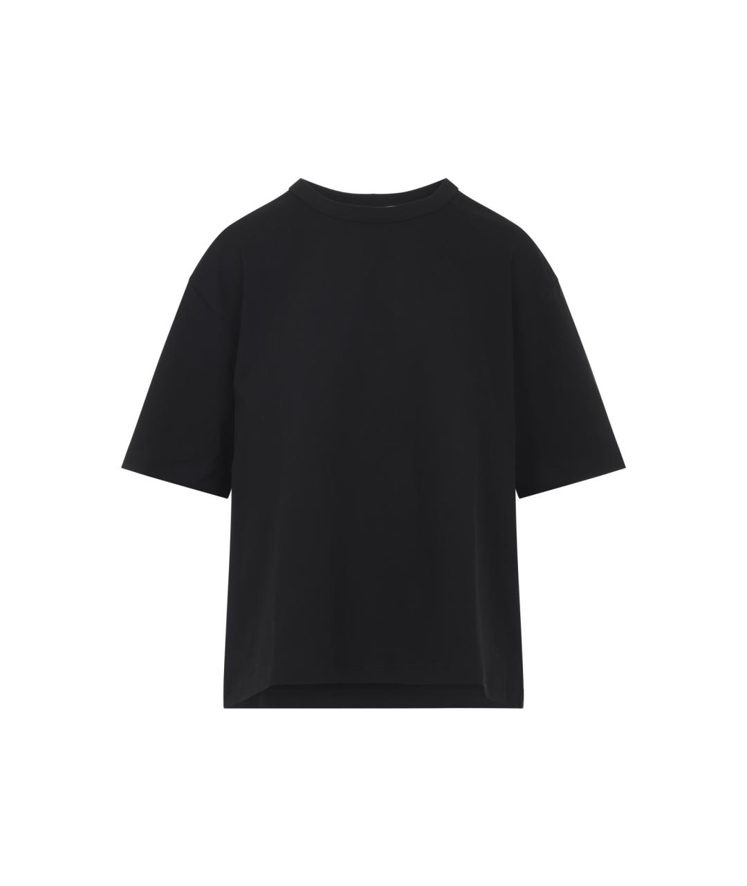 STUDIO NICHOLSON Черная хлопковая футболка, фото 1