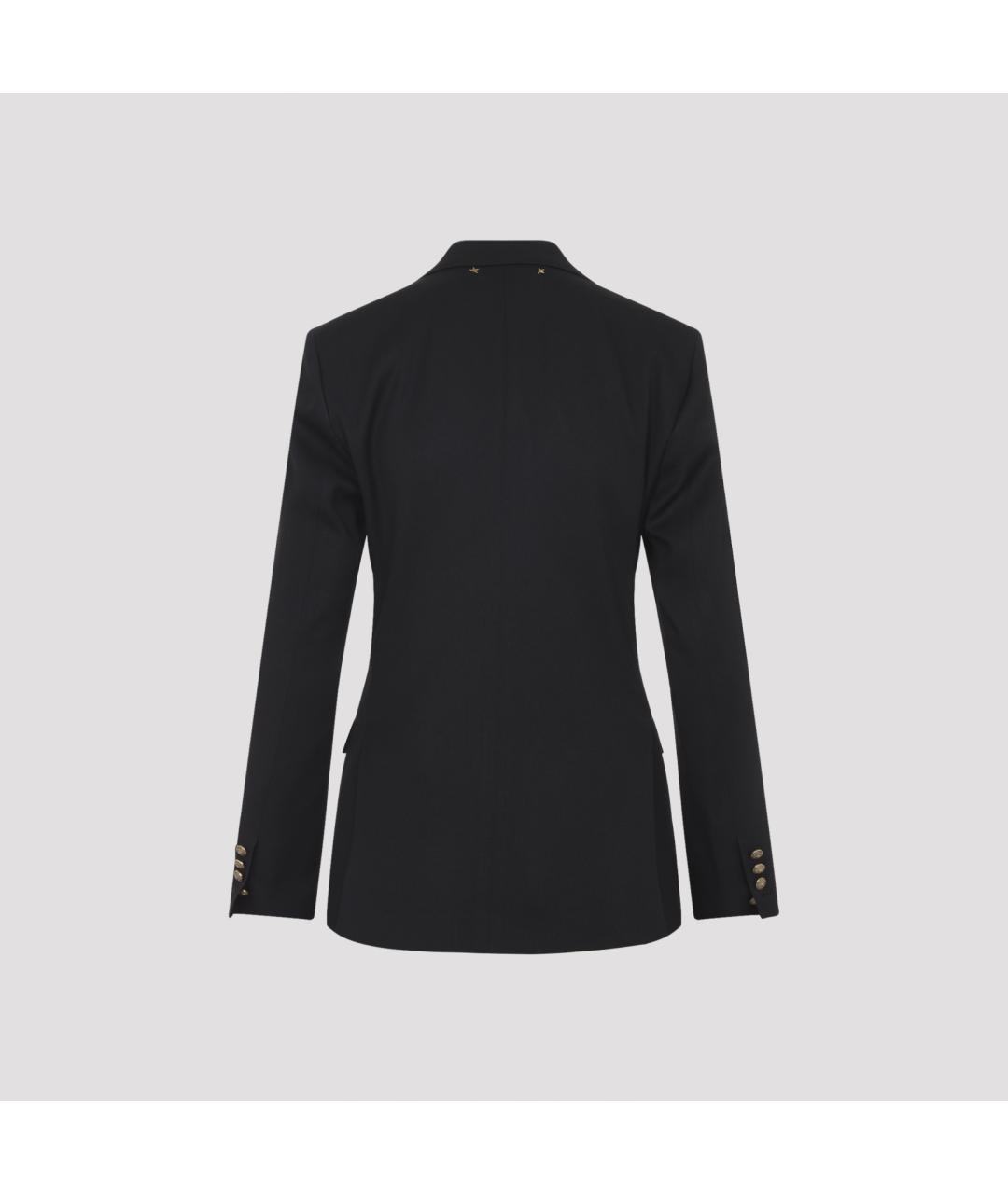 GOLDEN GOOSE DELUXE BRAND Черный шерстяной жакет/пиджак, фото 4