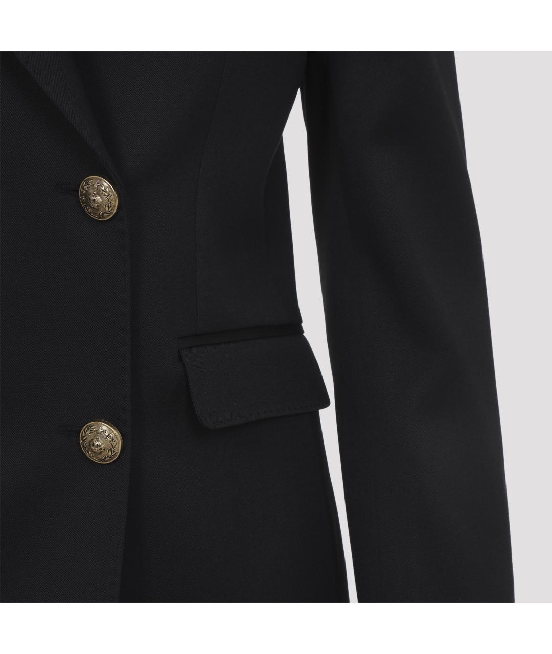 GOLDEN GOOSE DELUXE BRAND Черный шерстяной жакет/пиджак, фото 6