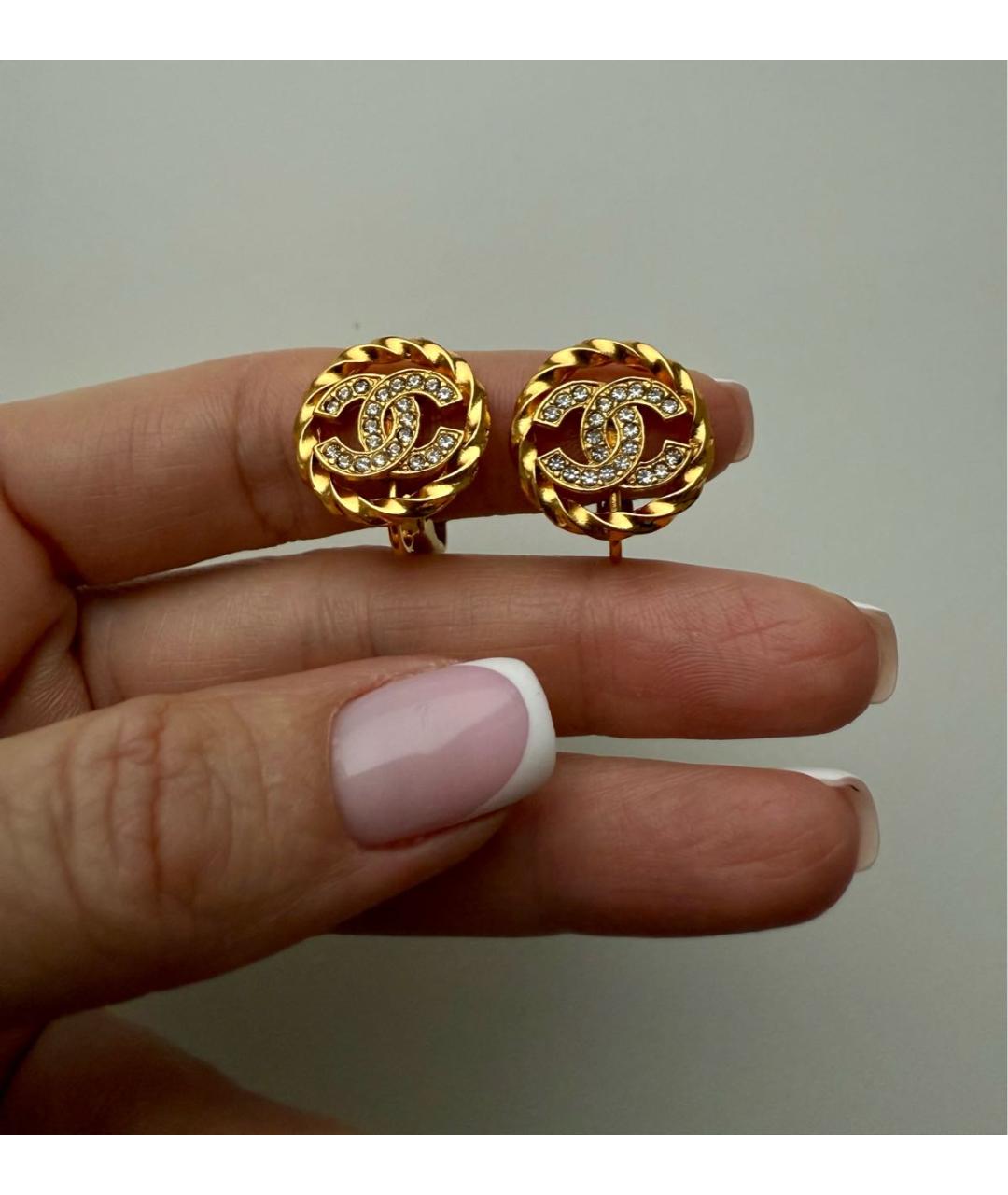 CHANEL Золотой металлический комплект, фото 5