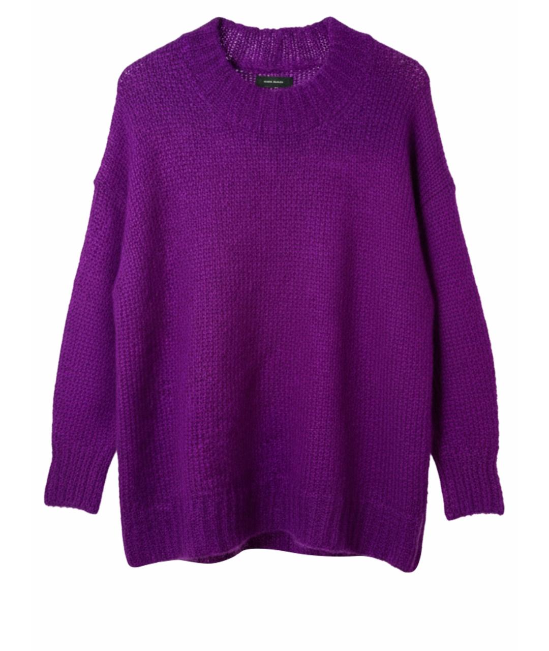 ISABEL MARANT Фиолетовый шерстяной джемпер / свитер, фото 1
