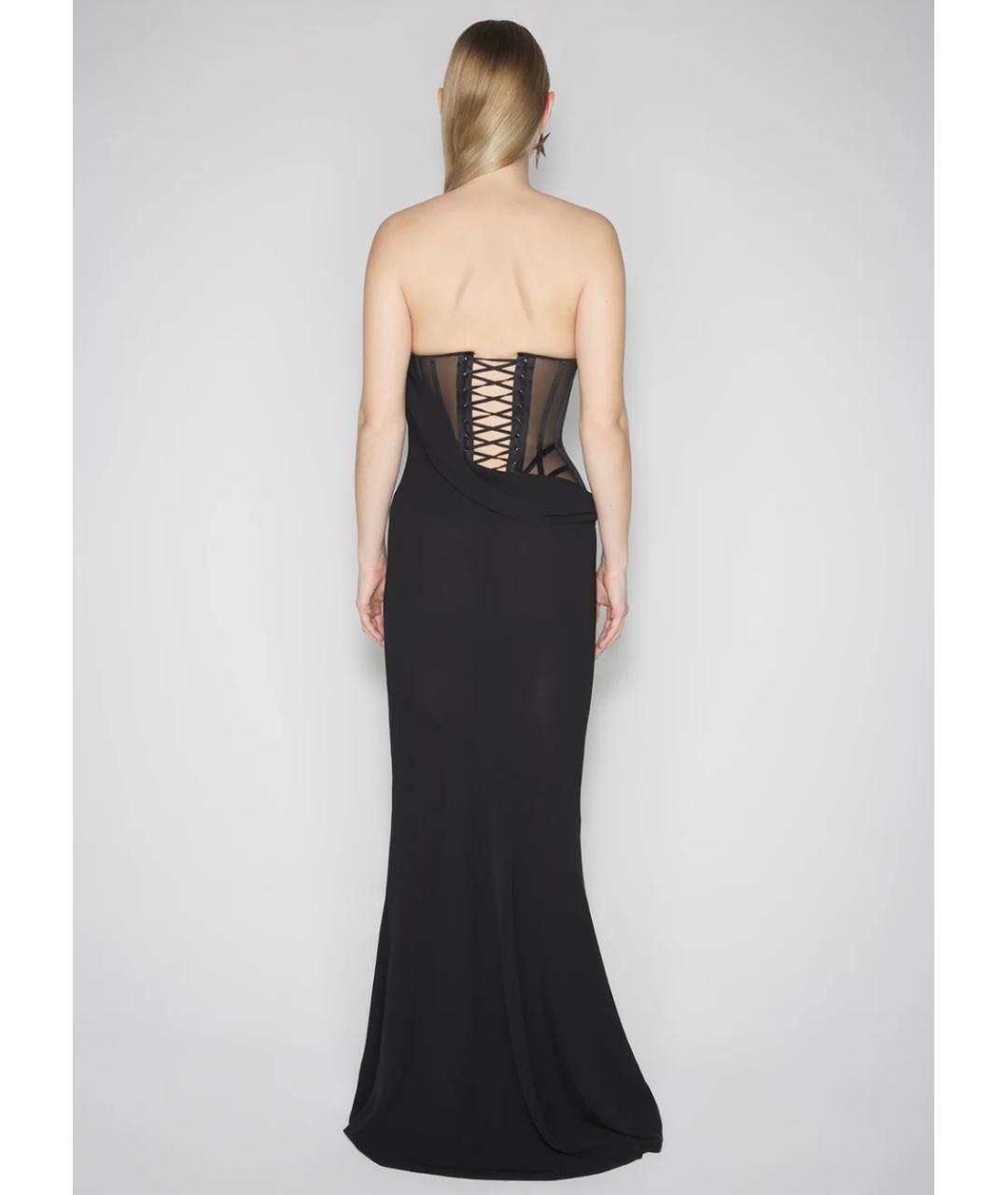 MUGLER Черное коктейльное платье, фото 6