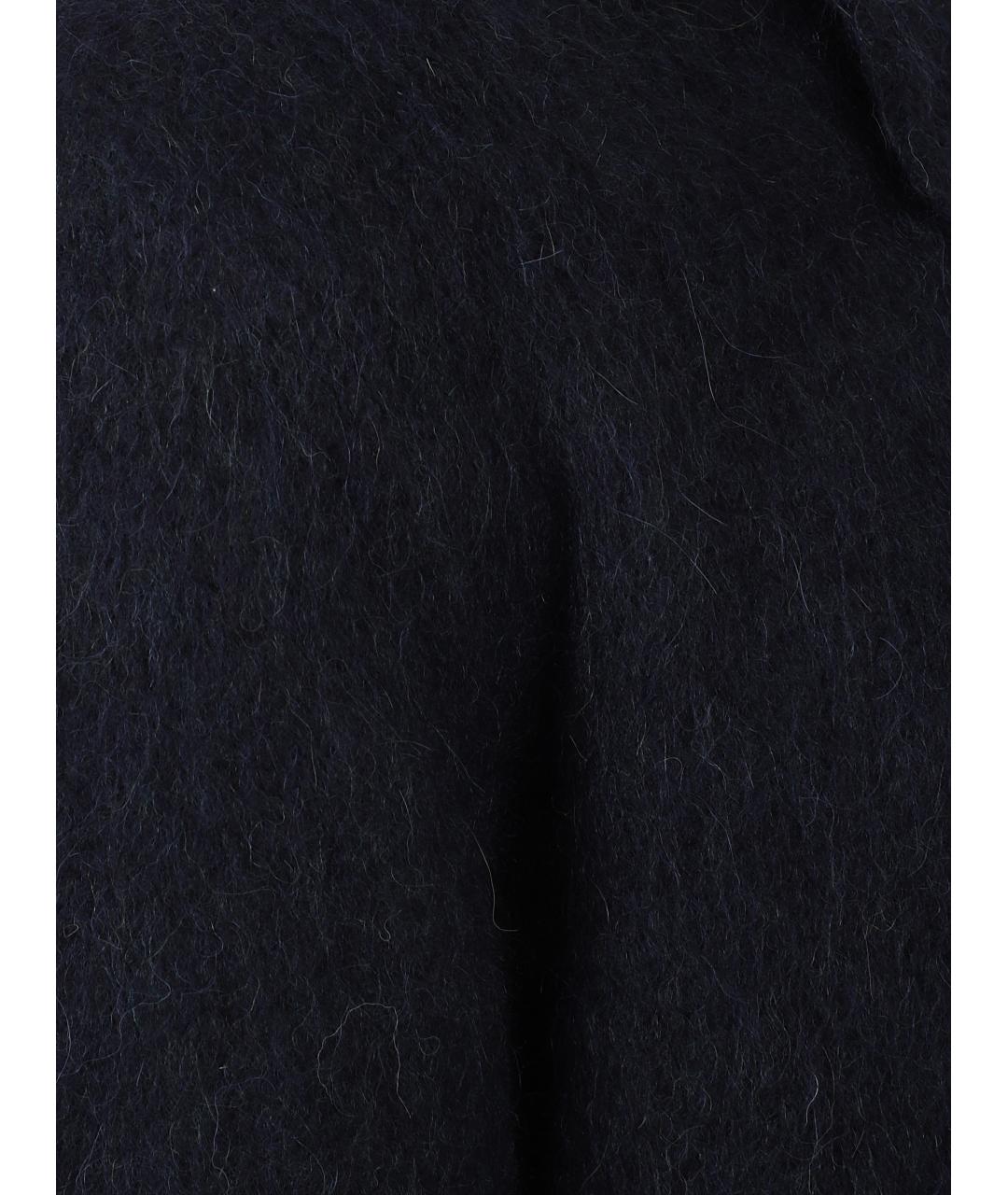DRIES VAN NOTEN Темно-синий шерстяной джемпер / свитер, фото 3