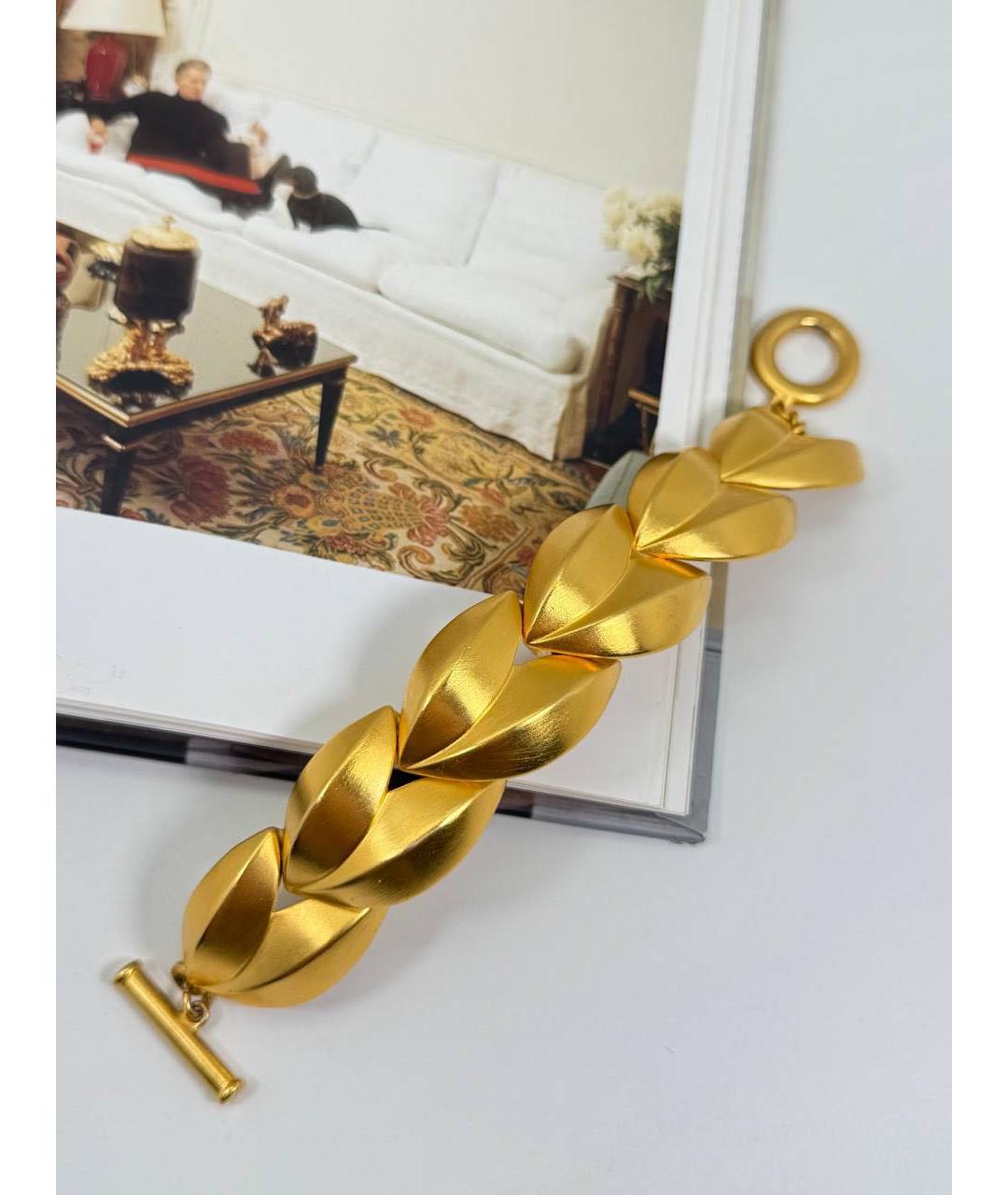 GIVENCHY Золотой металлический браслет, фото 4