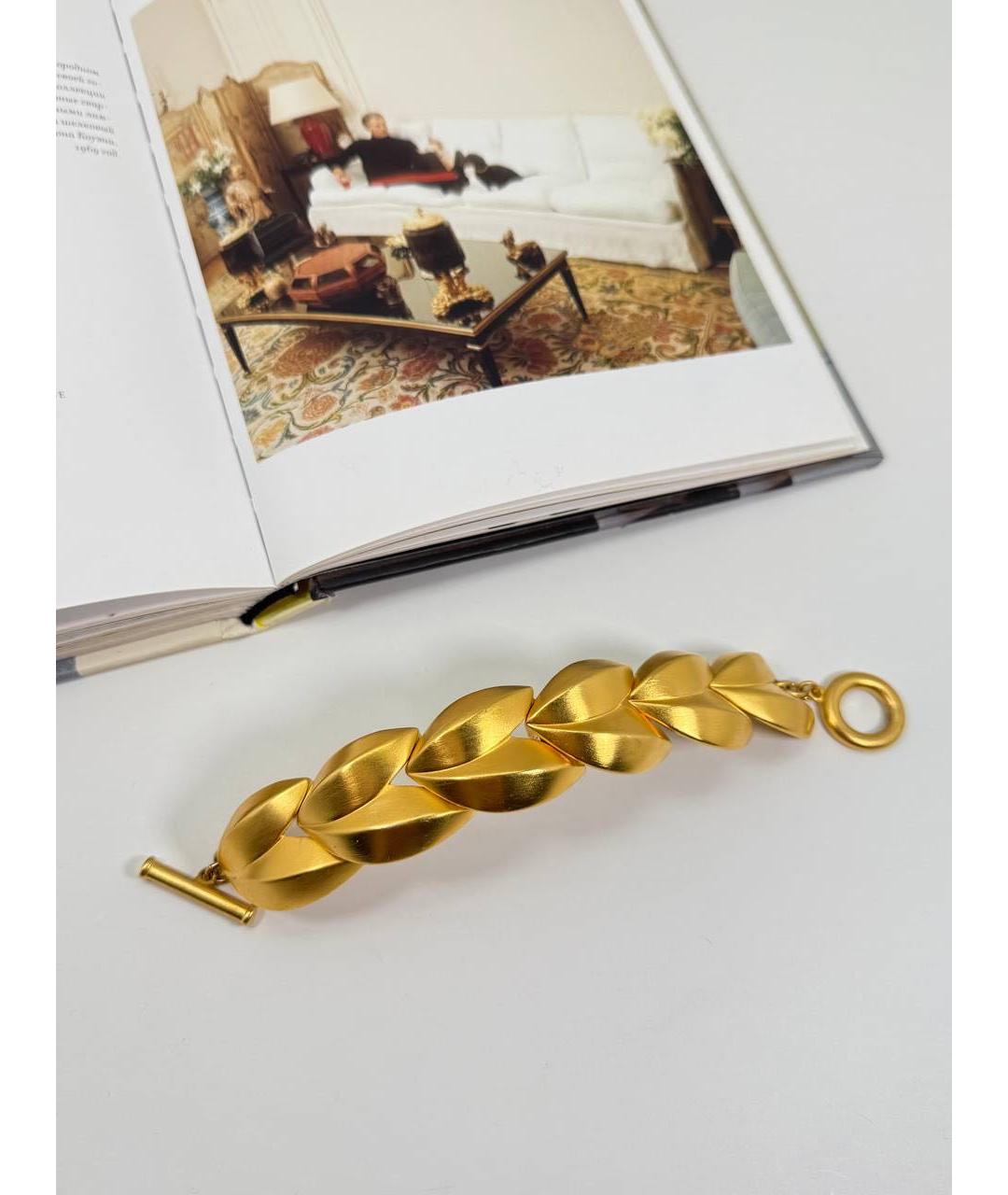 GIVENCHY Золотой металлический браслет, фото 8