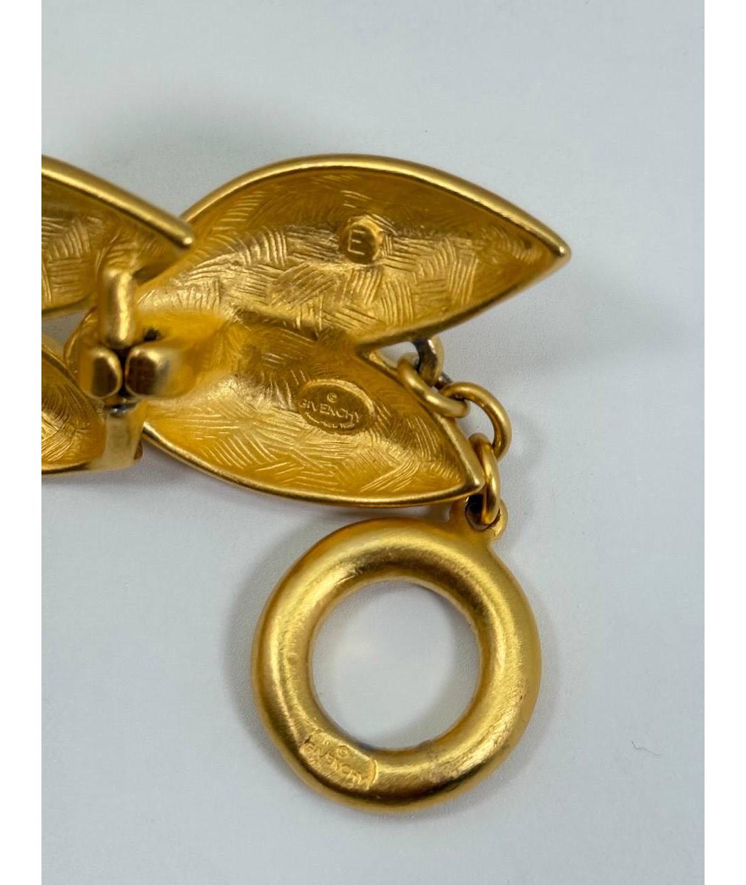 GIVENCHY Золотой металлический браслет, фото 5