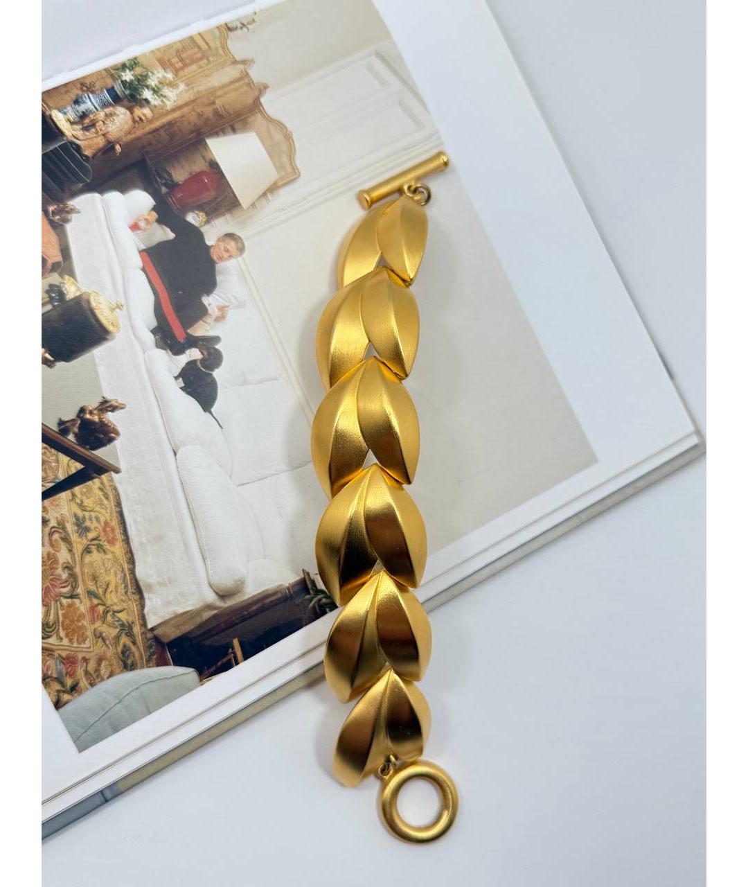 GIVENCHY Золотой металлический браслет, фото 7