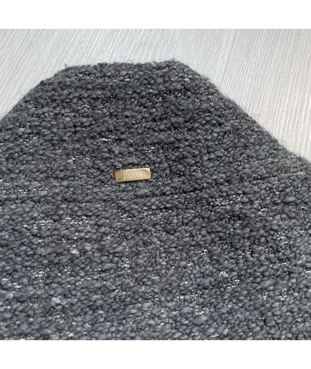 HERNO Серая шерстяная куртка, фото 4