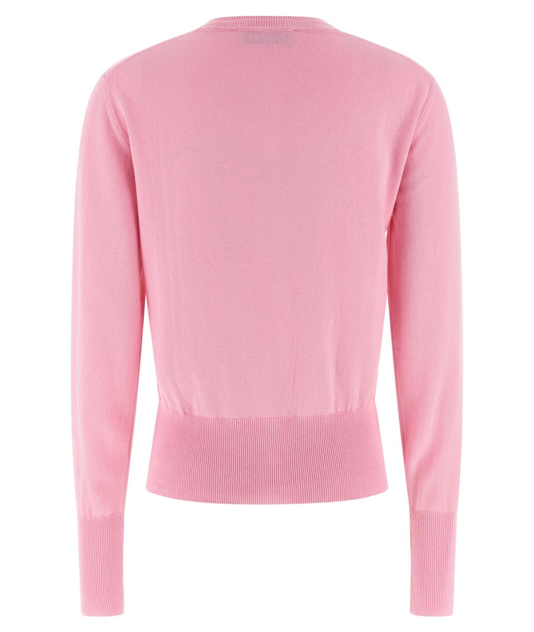 VIVIENNE WESTWOOD Розовый шерстяной кардиган, фото 2