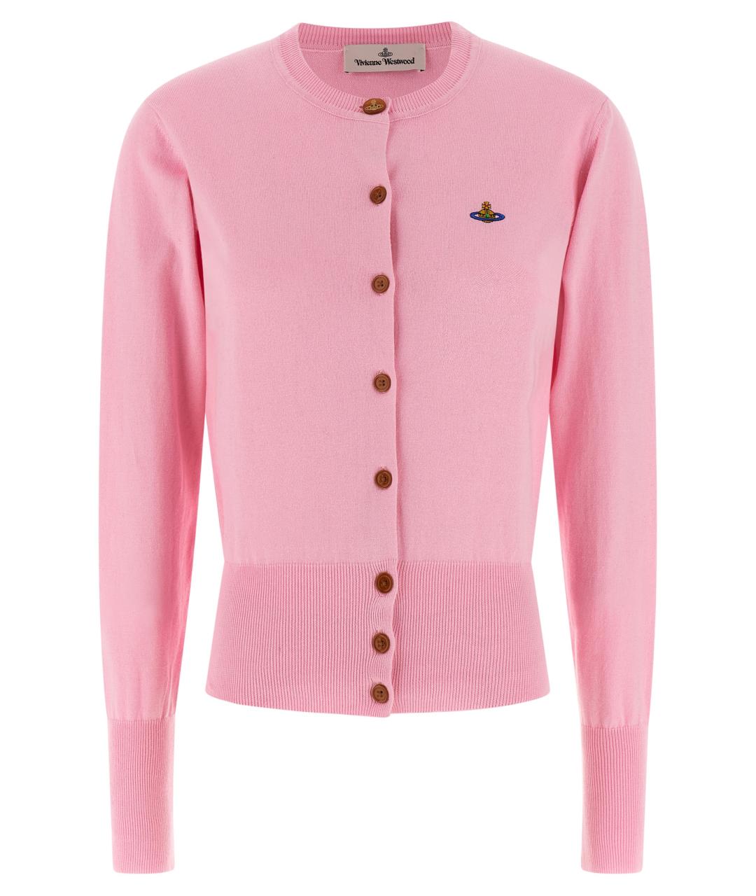 VIVIENNE WESTWOOD Розовый шерстяной кардиган, фото 1