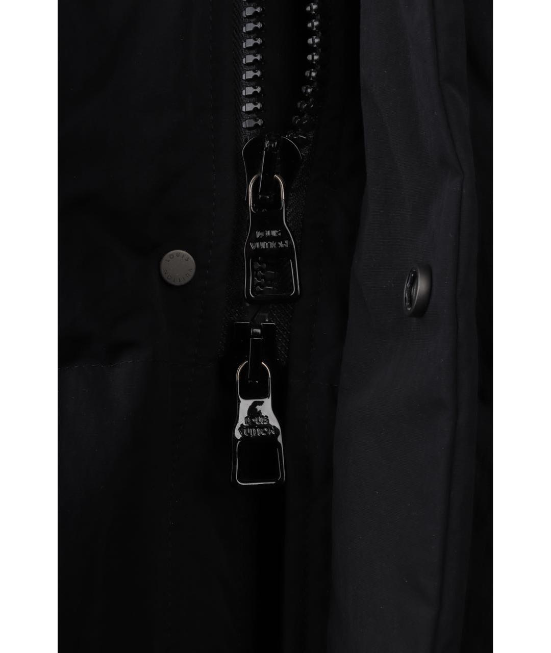 LOUIS VUITTON Черный полиамидовый пуховик, фото 6