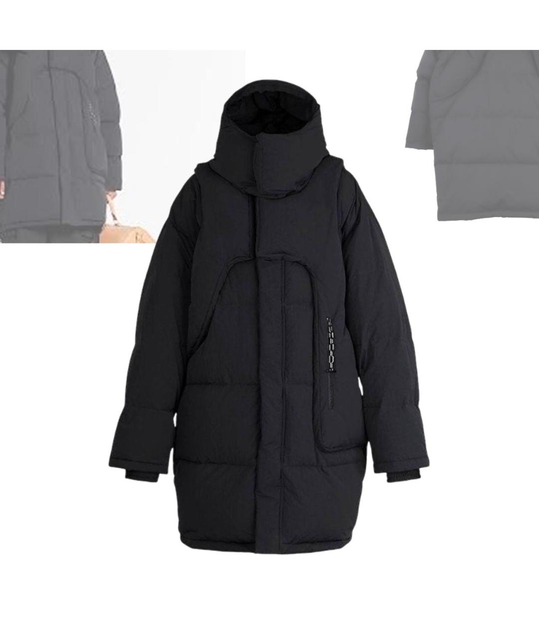 LOUIS VUITTON Черный полиамидовый пуховик, фото 8