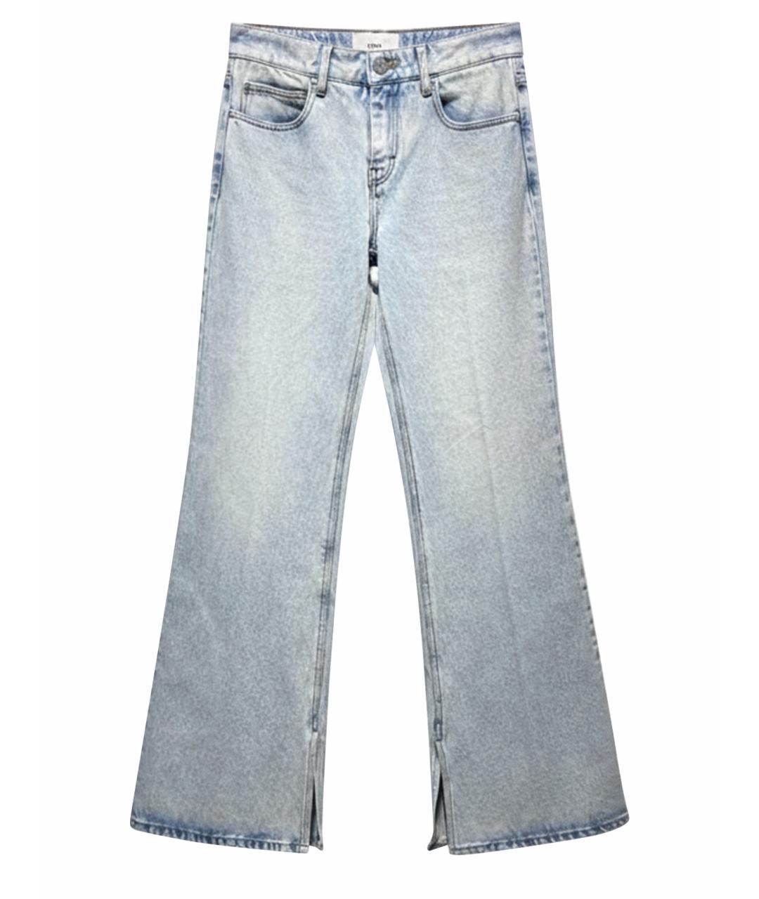 Ami Paris Голубые хлопковые джинсы клеш, фото 1