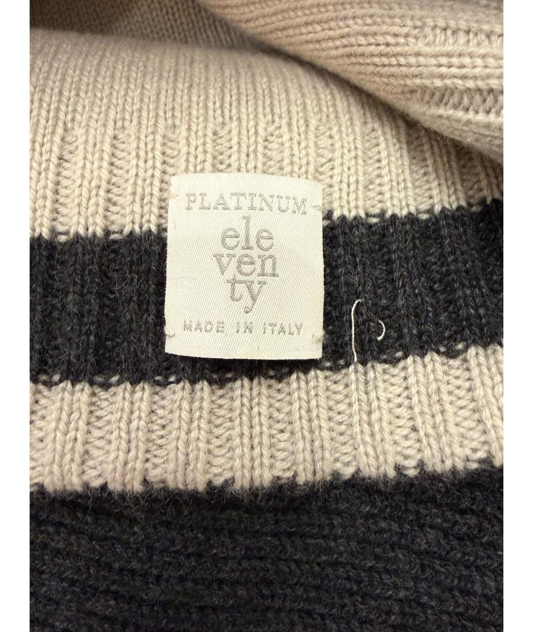 ELEVENTY Серая кашемировая шапка, фото 3