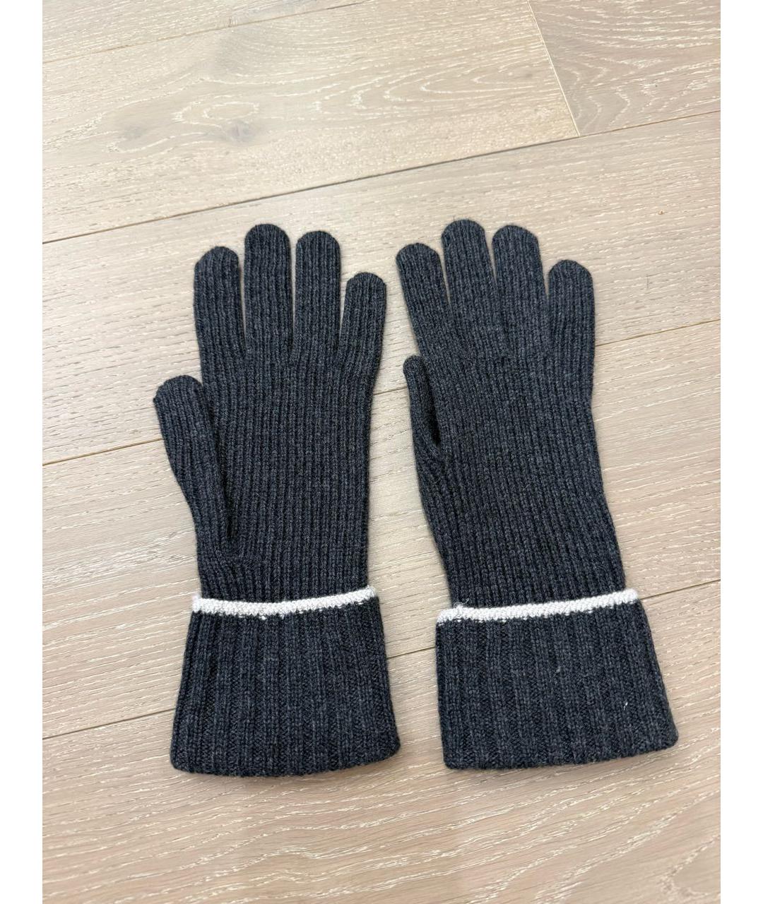 ELEVENTY Серая кашемировая шапка, фото 5