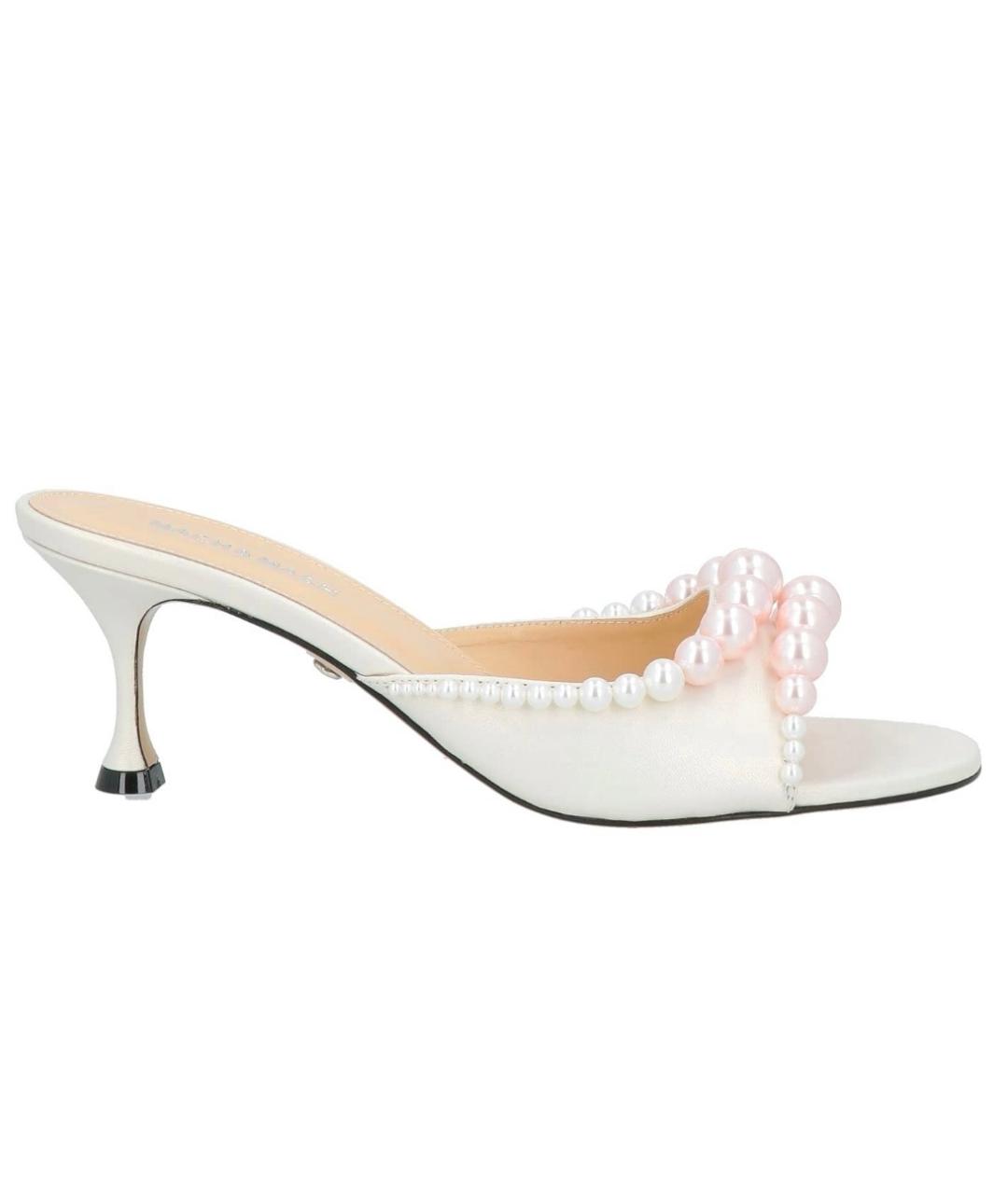 MACH&MACH Белые мюли, фото 1