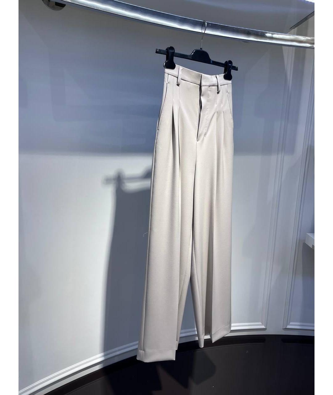 Ami Paris Бежевые брюки широкие, фото 3