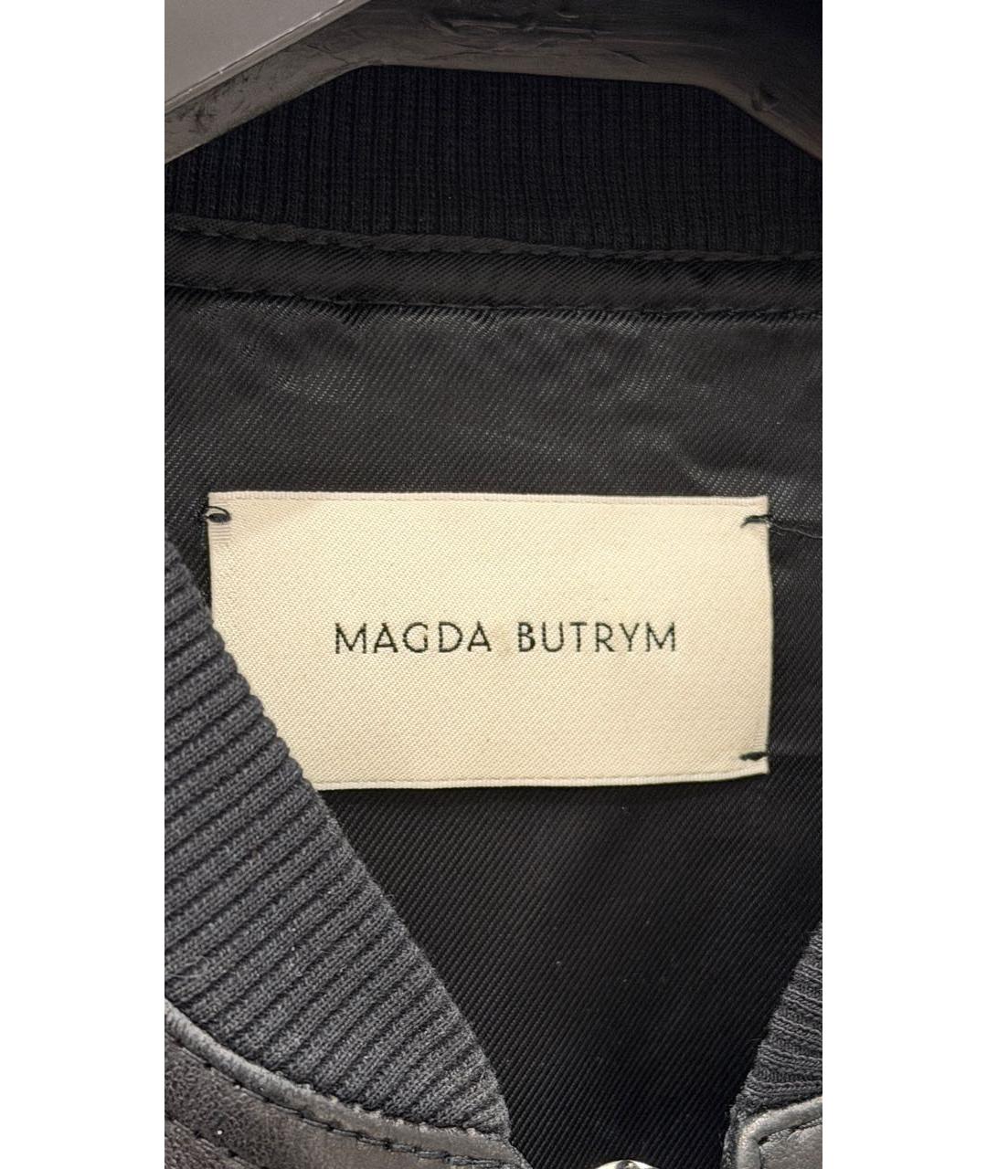 MAGDA BUTRYM Черная кожаная куртка, фото 5