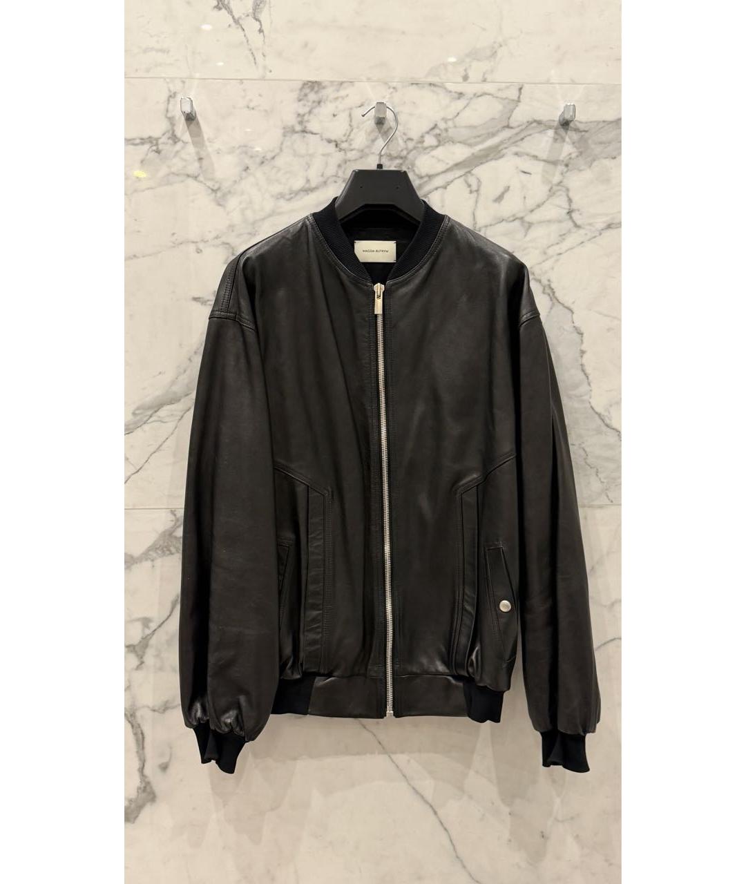 MAGDA BUTRYM Черная кожаная куртка, фото 8
