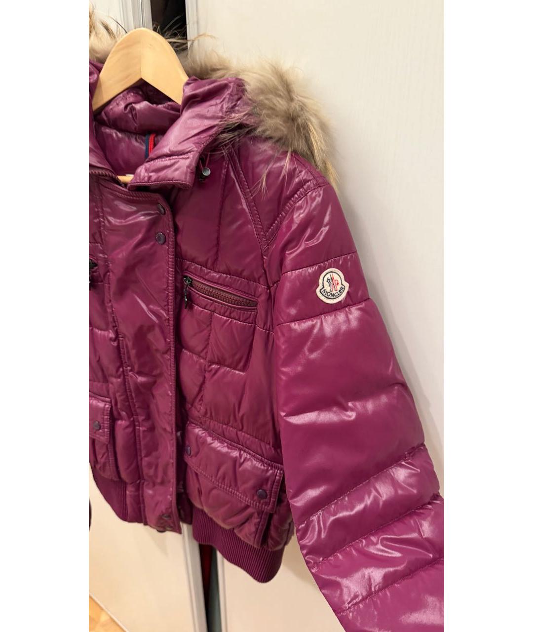 MONCLER Фиолетовый пуховик, фото 3