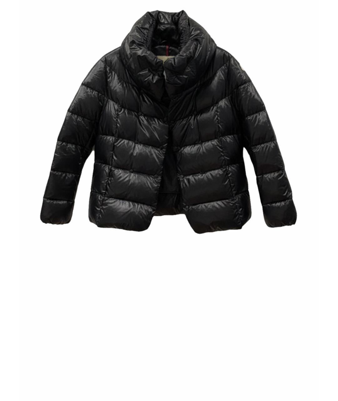 MONCLER Черный пуховик, фото 1
