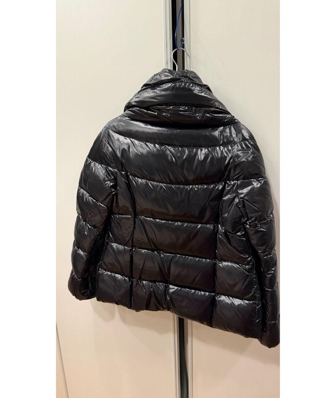 MONCLER Черный пуховик, фото 3
