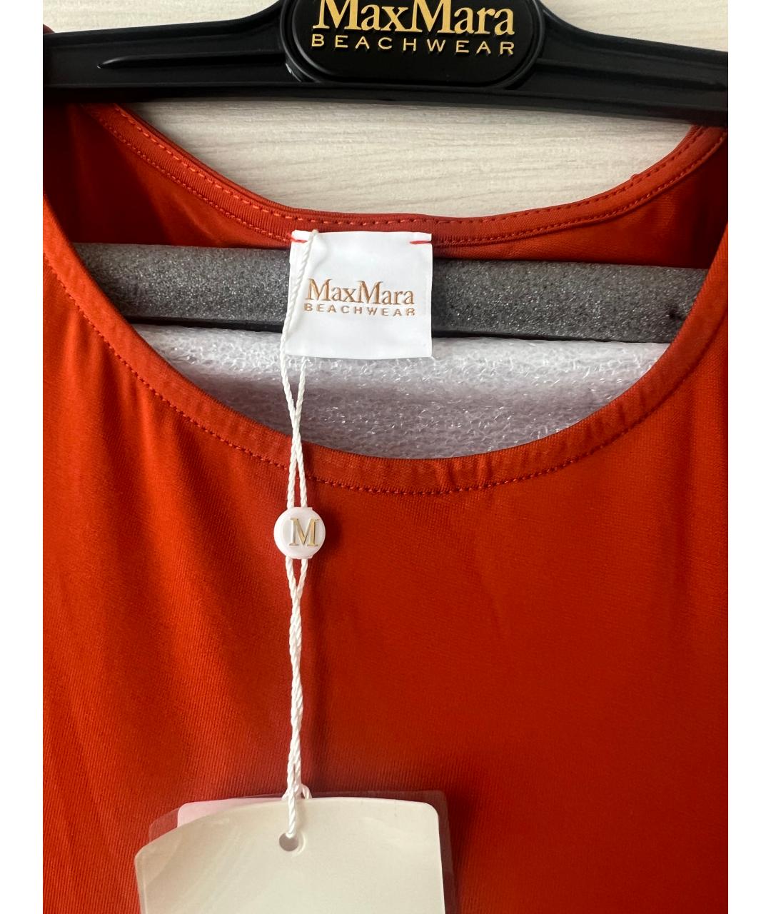 'S MAX MARA Оранжевое повседневное платье, фото 3