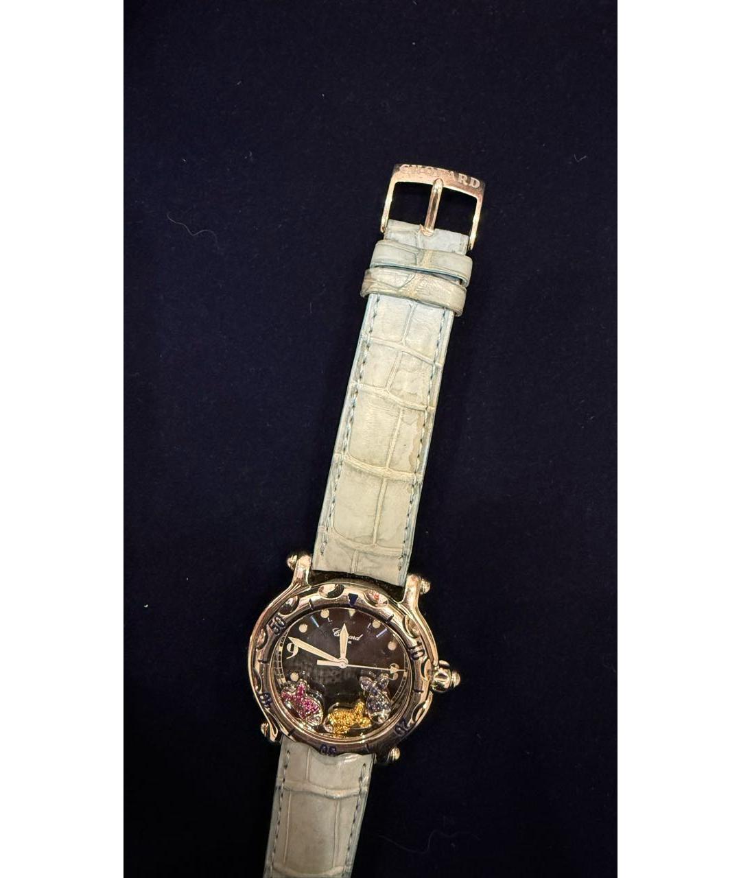 CHOPARD Черные часы из экзотической кожи, фото 3