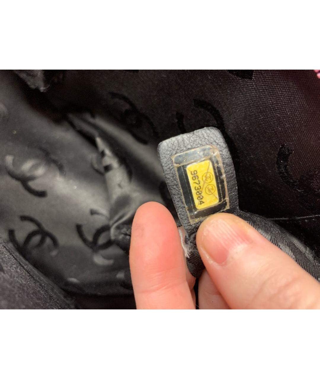 CHANEL Розовая кожаная сумка через плечо, фото 5