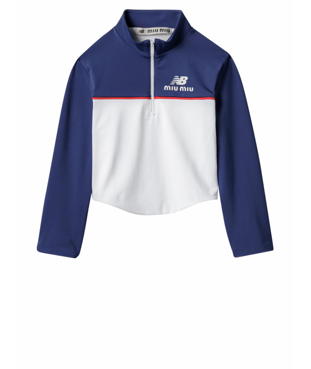 MIU MIU Синий полиэстеровый спортивные костюмы, фото 6