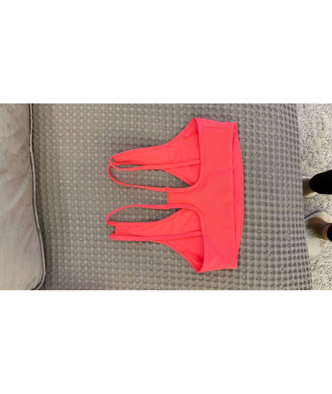 ALO YOGA Коралловая майка, фото 3