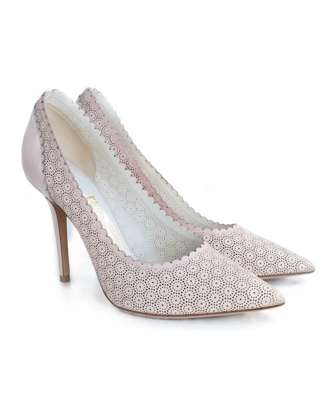 FERRAGAMO Розовые кожаные туфли, фото 2