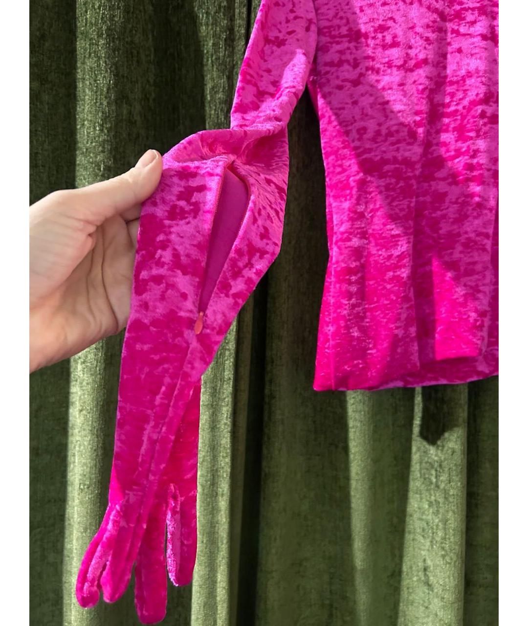 VETEMENTS Фуксия водолазка, фото 8