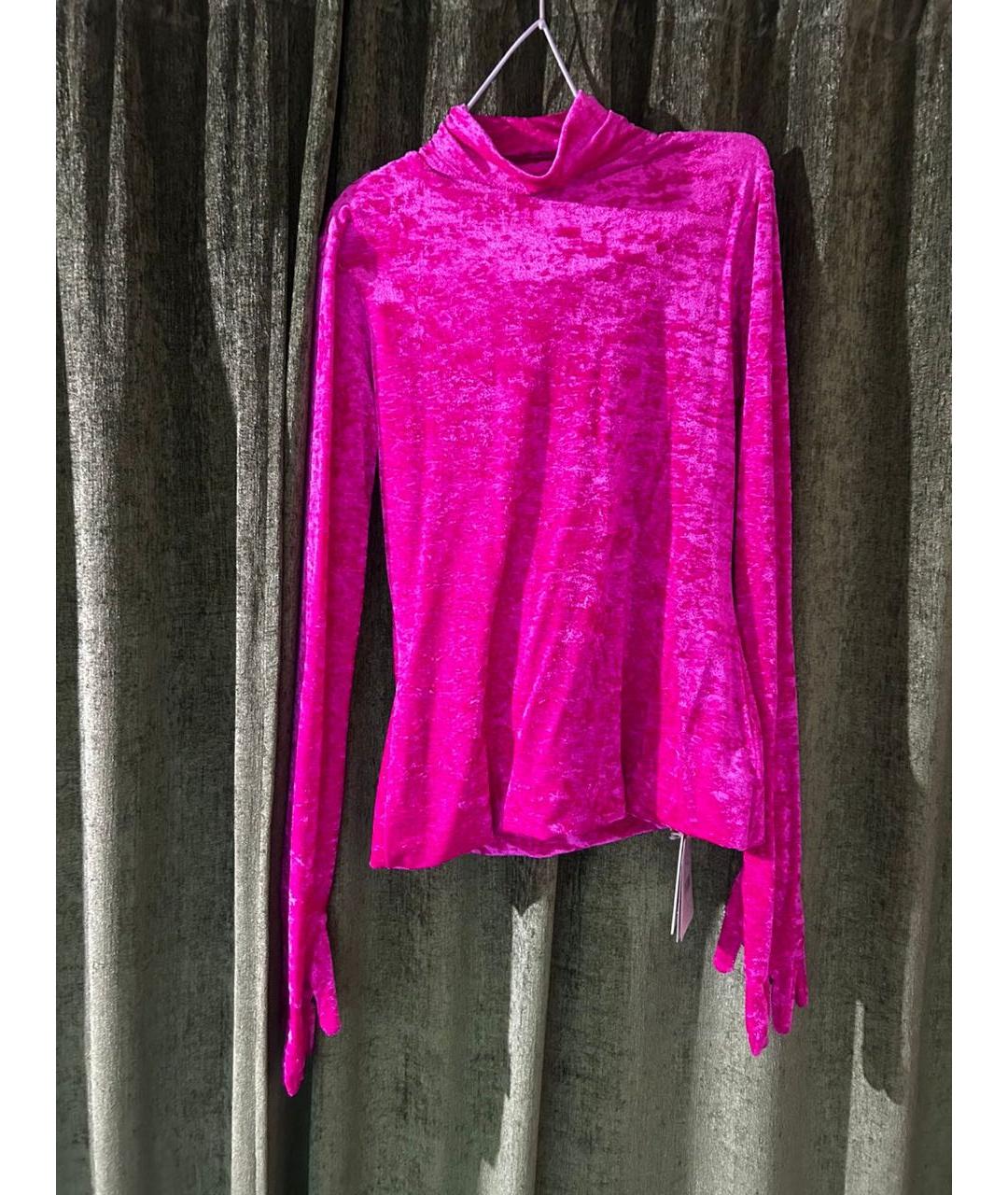 VETEMENTS Фуксия водолазка, фото 3