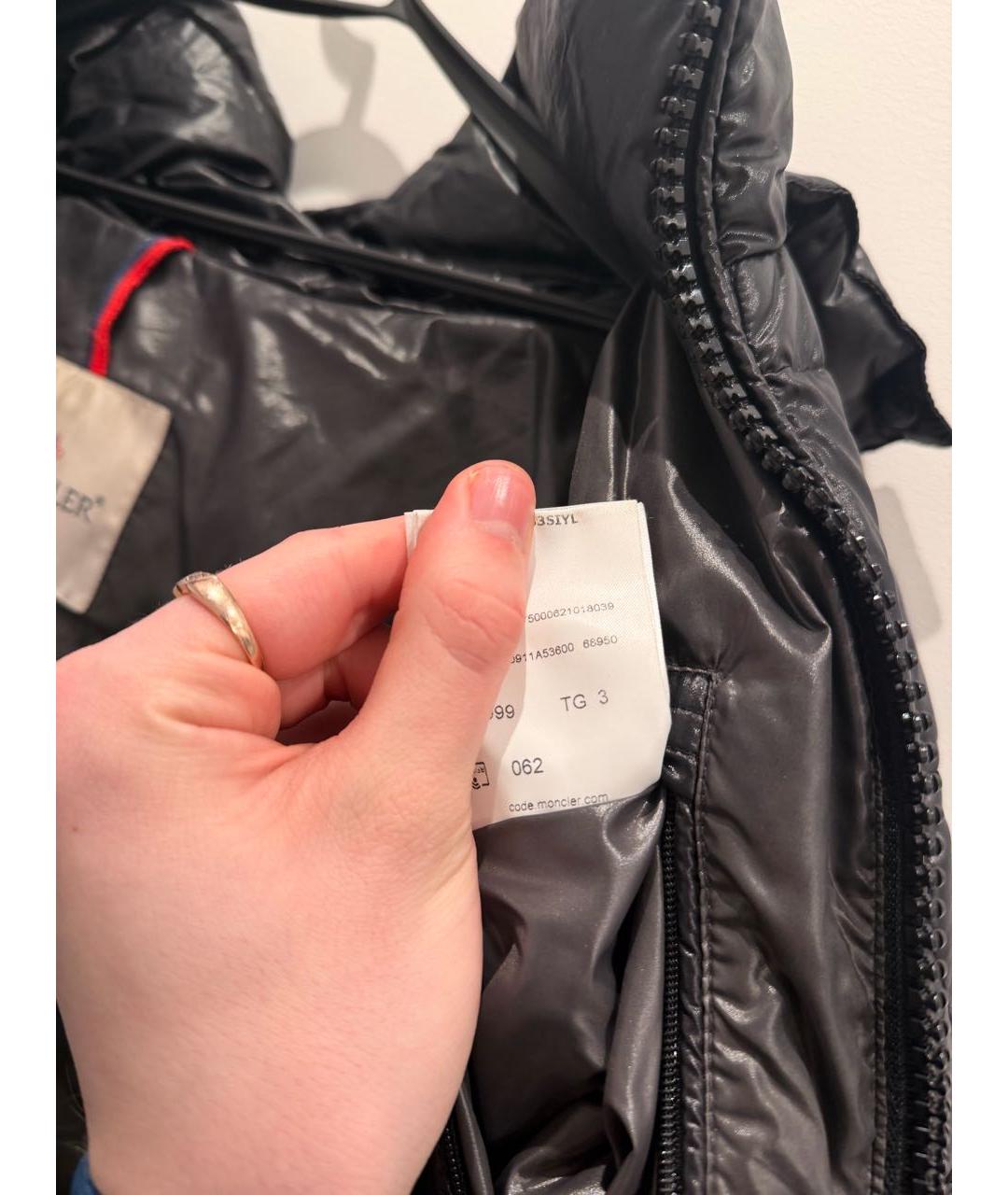 MONCLER Черная куртка, фото 6