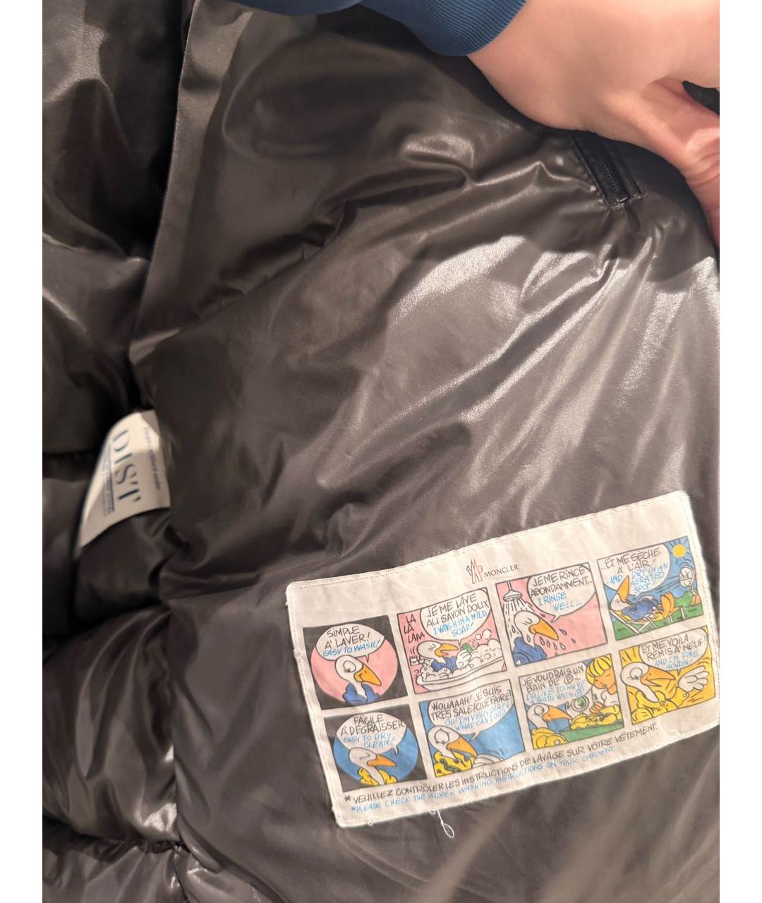 MONCLER Черная куртка, фото 7