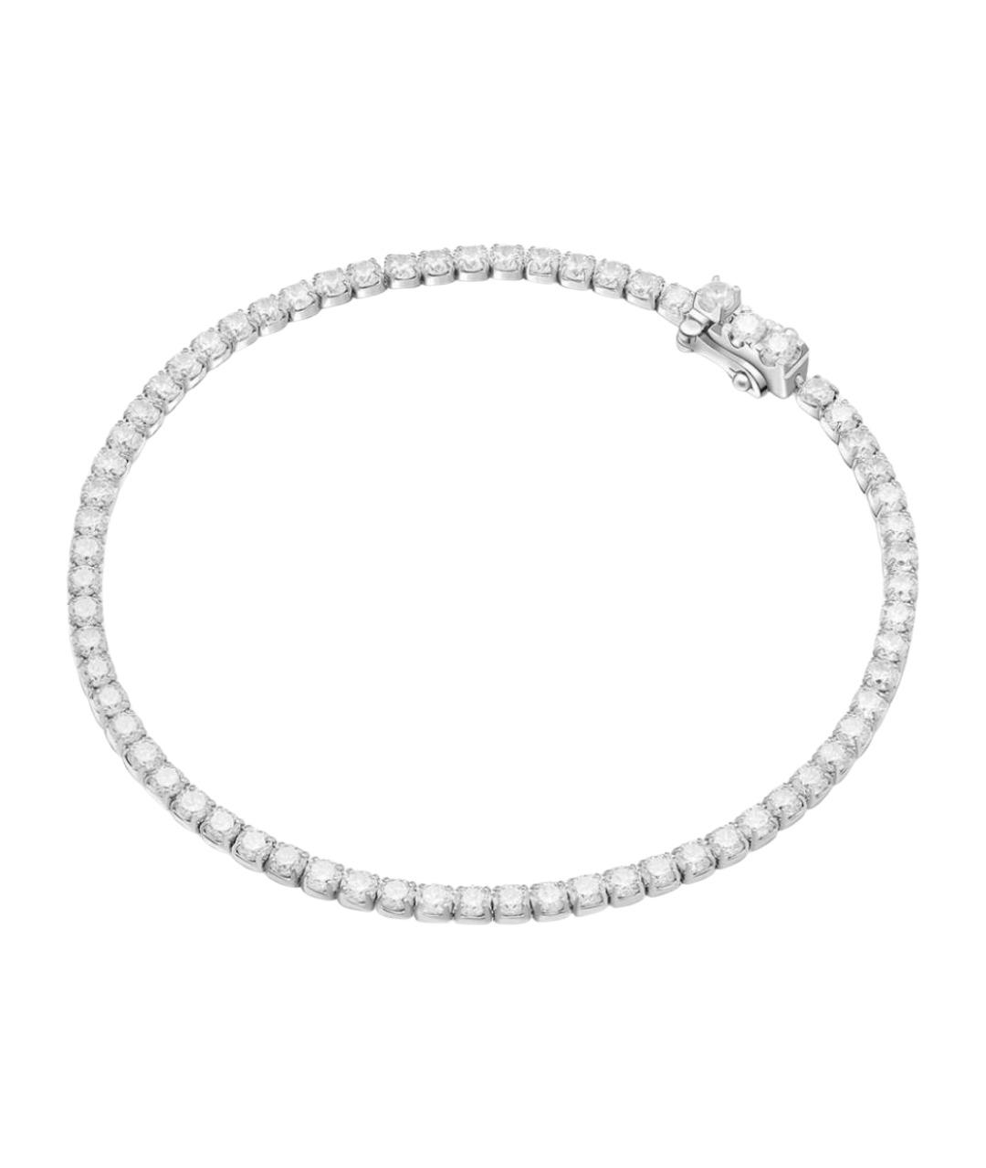 APM Monaco Белый серебряный браслет, фото 1