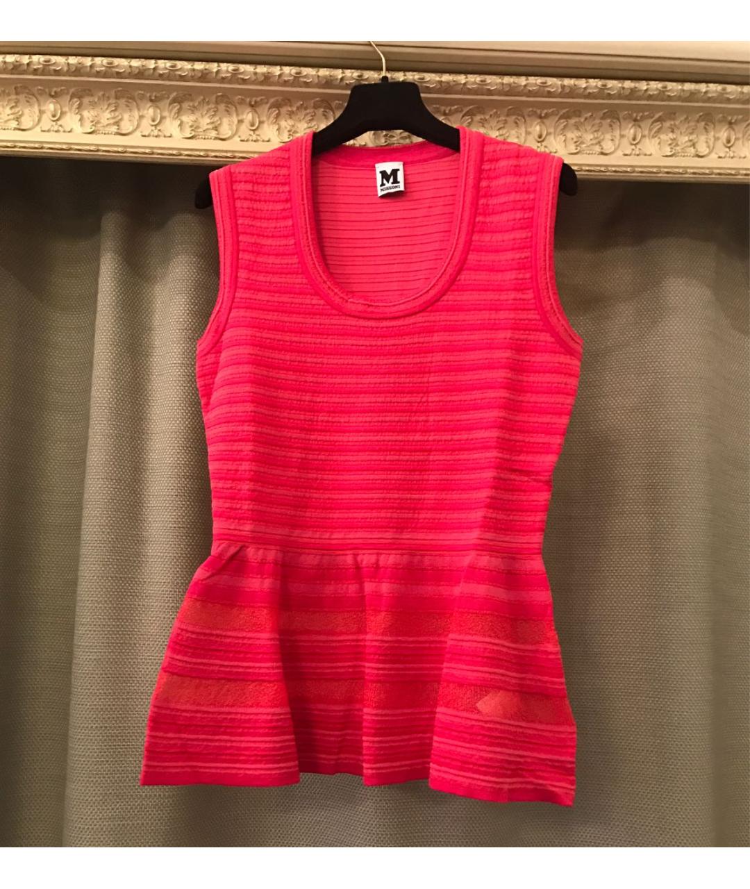 MISSONI Коралловый хлопковый джемпер / свитер, фото 5