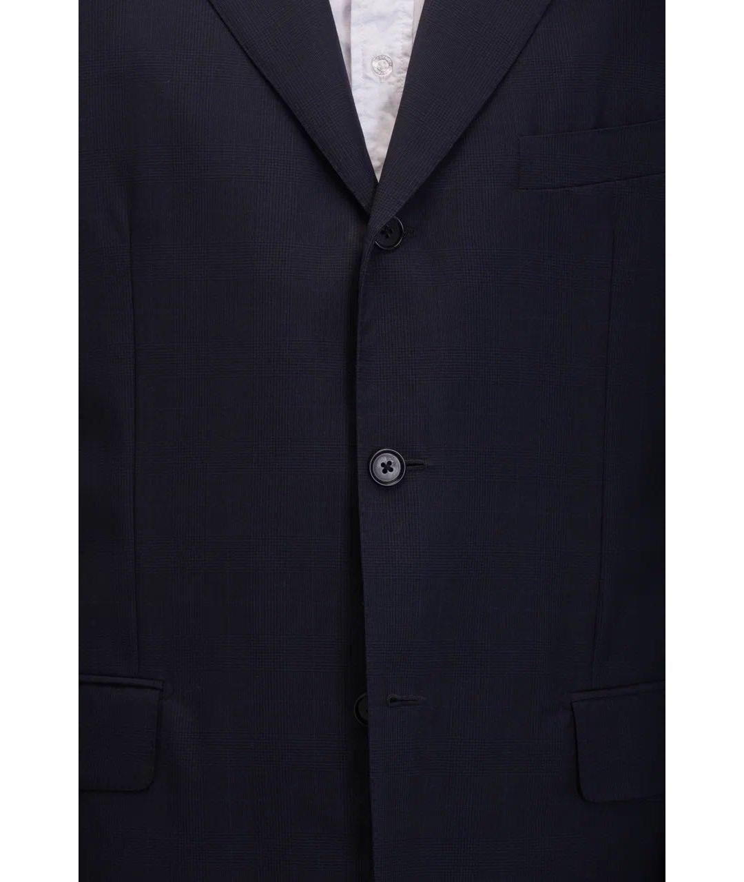 ISAIA Темно-синий классический костюм, фото 4