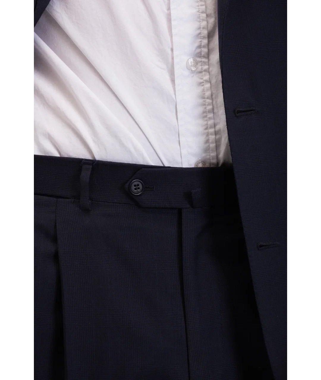 ISAIA Темно-синий классический костюм, фото 6