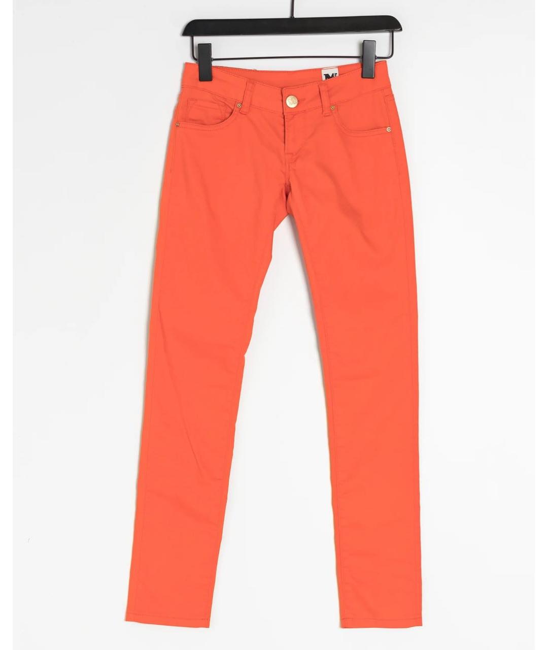 MISSONI Коралловые хлопко-эластановые джинсы слим, фото 9