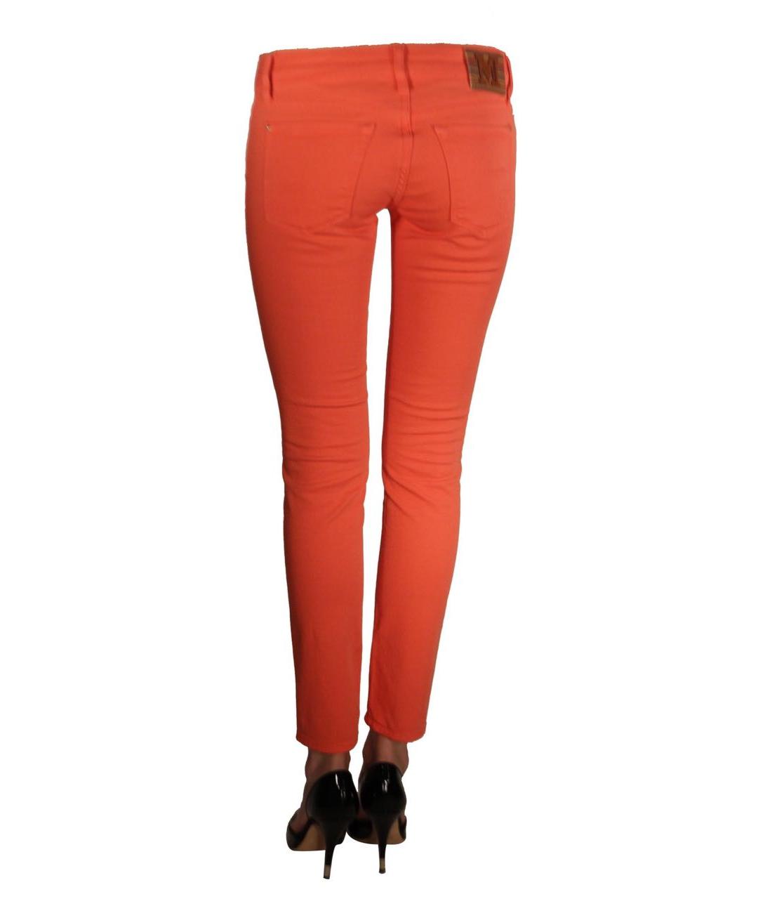 MISSONI Коралловые хлопко-эластановые джинсы слим, фото 8