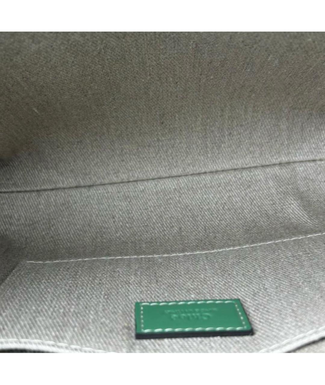 CHLOE Зеленая замшевая сумка тоут, фото 7