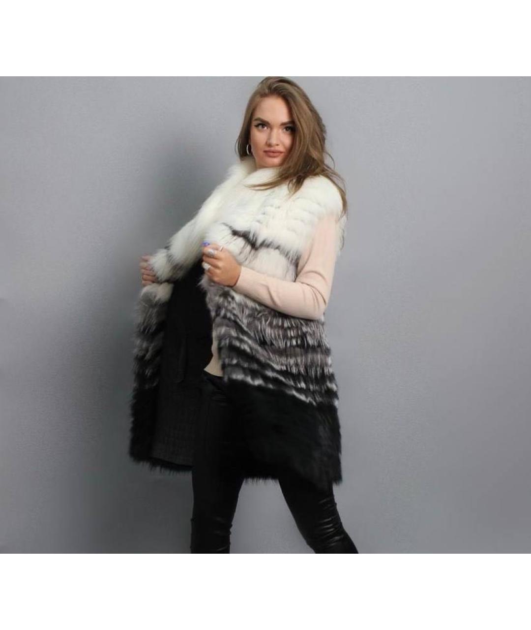 YVES SALOMON Меховой жилет, фото 6