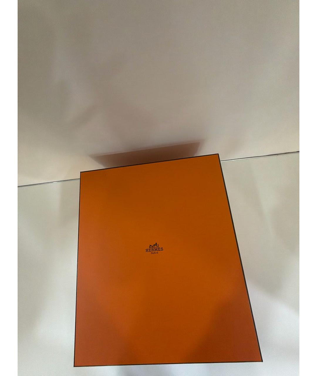 HERMES Черная сумка с короткими ручками из экзотической кожи, фото 7