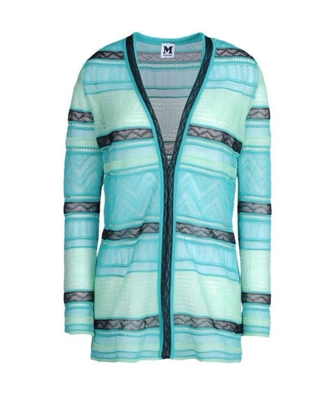 MISSONI Бирюзовый хлопковый кардиган, фото 9