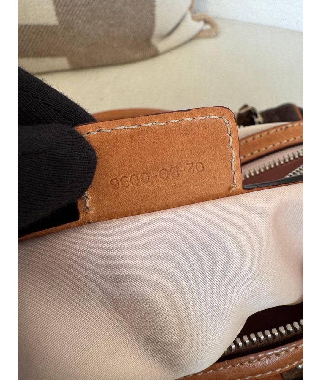 CHRISTIAN DIOR Бордовая кожаная сумка с короткими ручками, фото 3